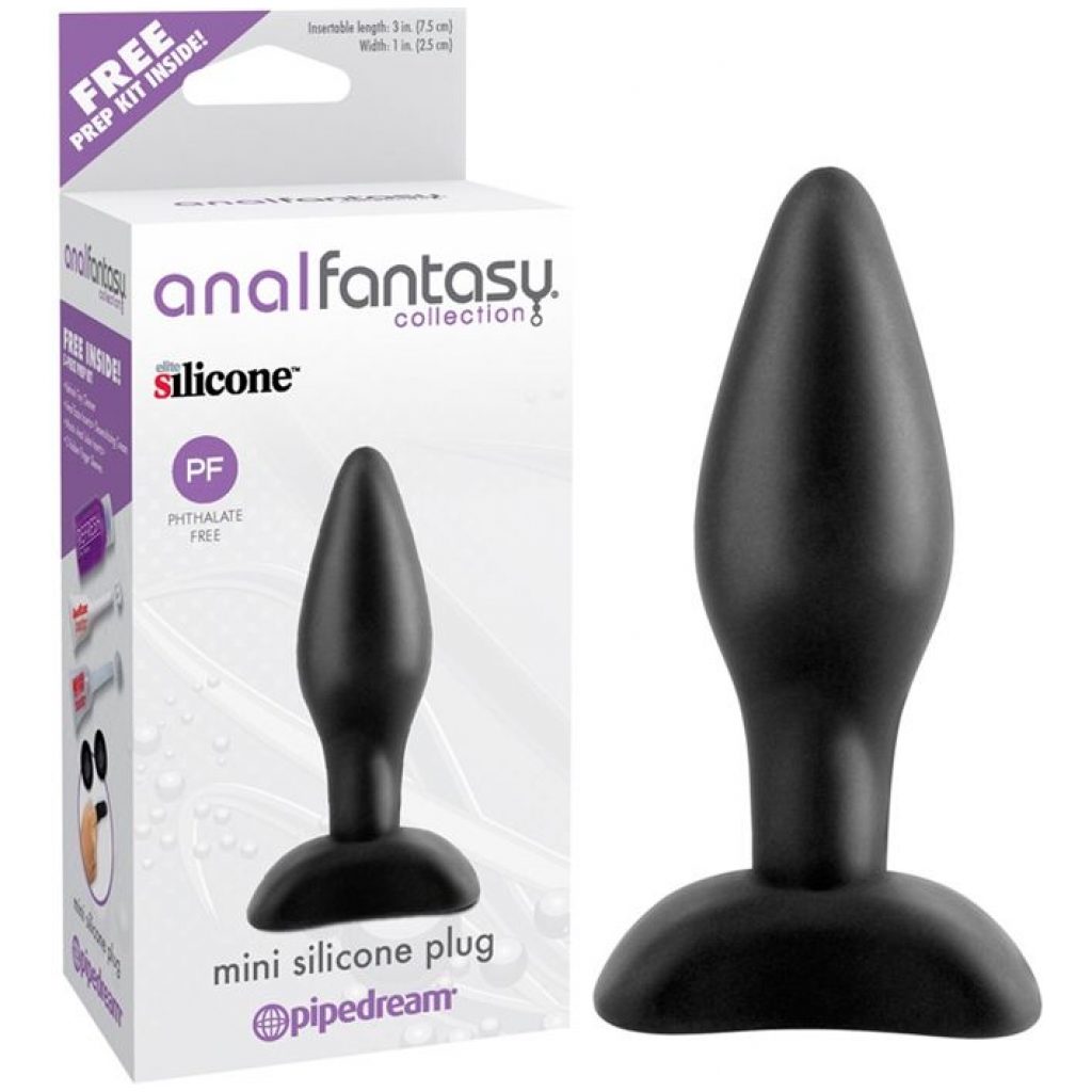 Our ultra-hygienic Anal Fantasy mini silicone anal dildo is phthalate-free and hypoallergenic.