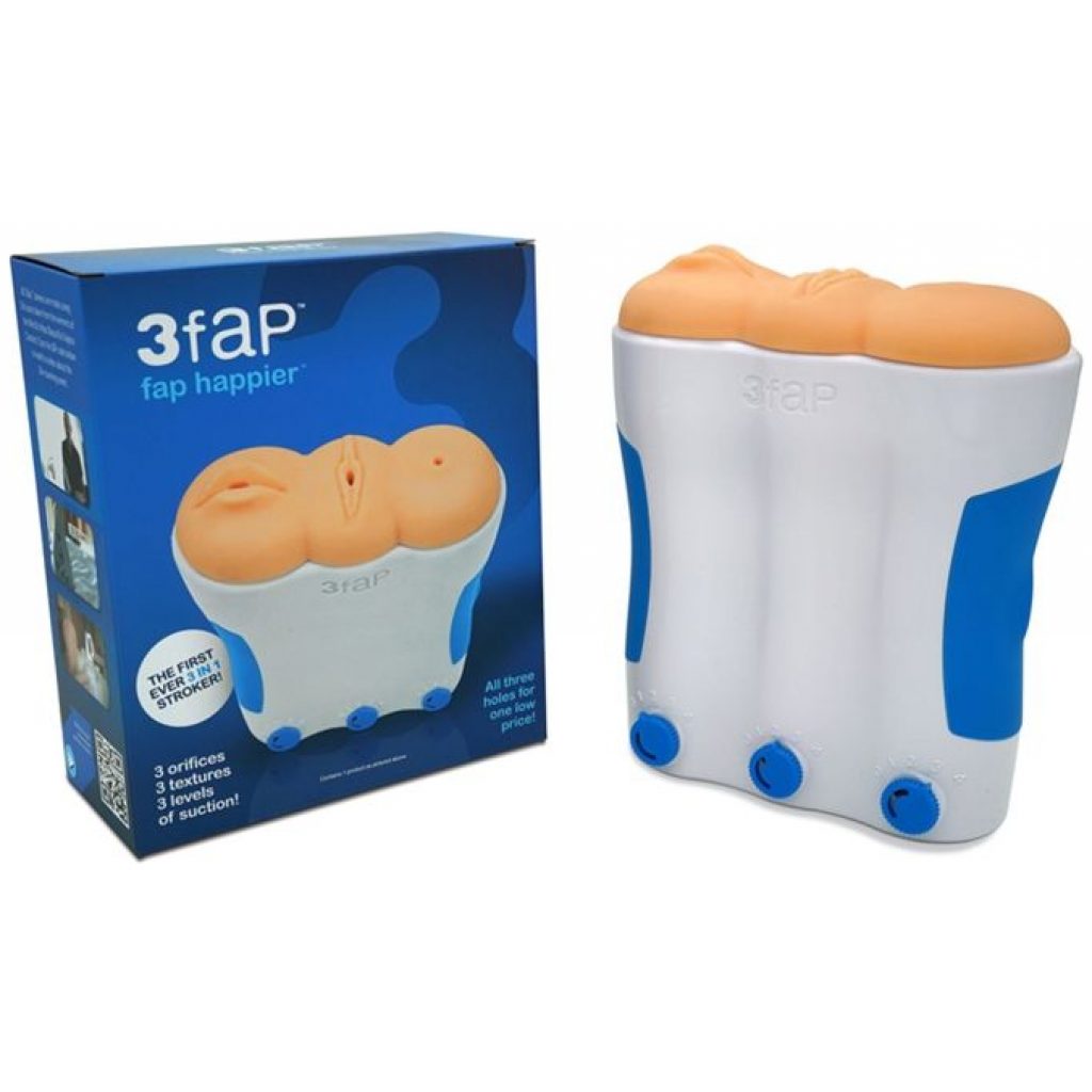 Trois Fap Autoblow vous permet de vivre trois orifices, trois textures différentes et trois niveaux d'aspiration.
