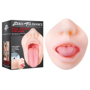 Masturbateur en forme de bouche très réaliste avec DVD