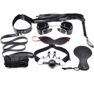 Complete bondage kit with 11 different pieces
