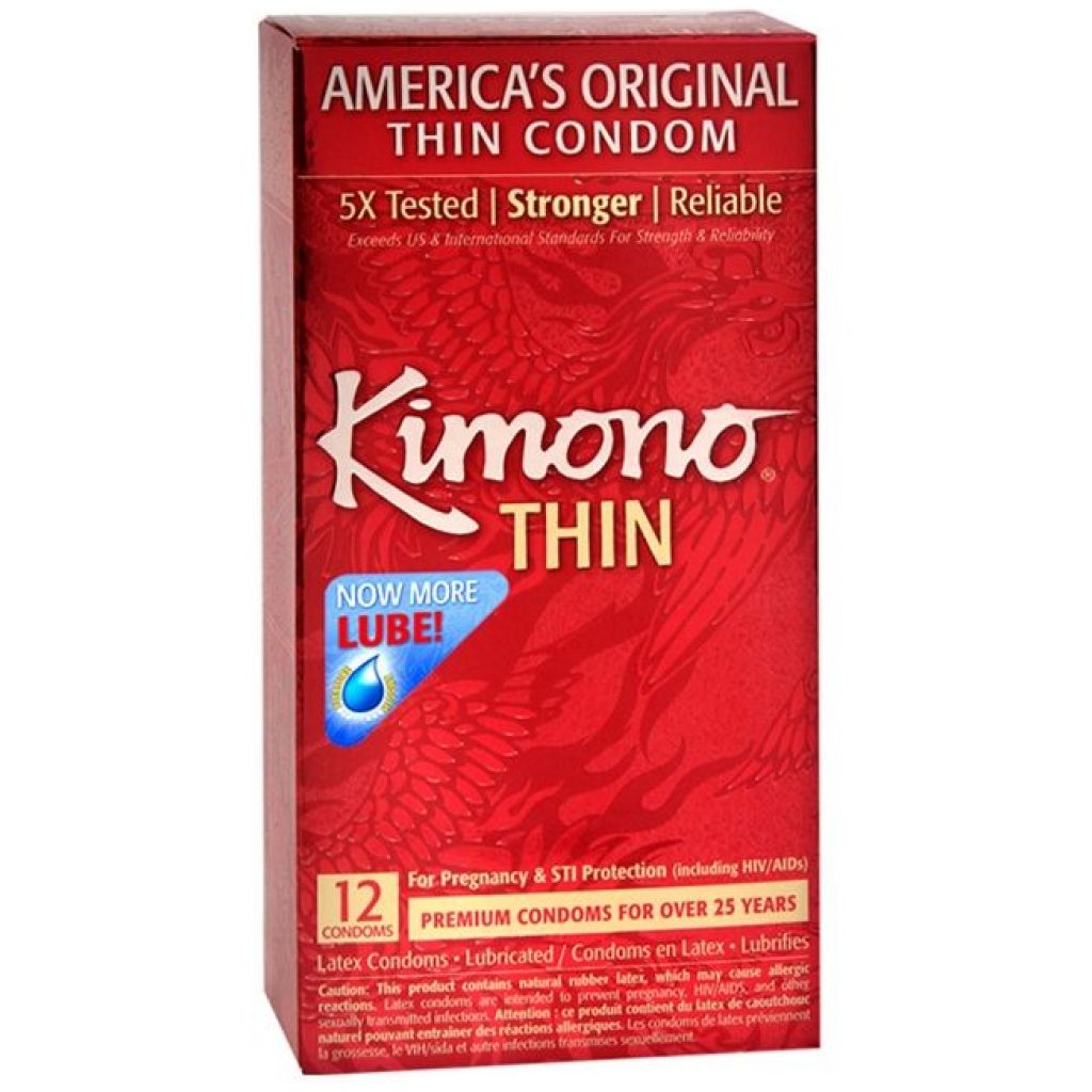 Condom Kimono Microthin mince boîte de 12 unités
