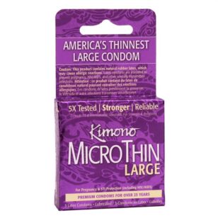 Kimono MicroThin Large condom box 3 units