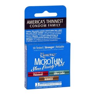 Condom Kimono Microthin assorted box of 3 units