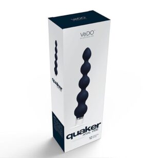 Vibrateur anal Quaker noir de Vedo