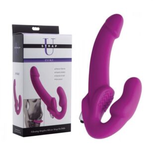Vibrateur double en silicone sans ceinture U Strapped