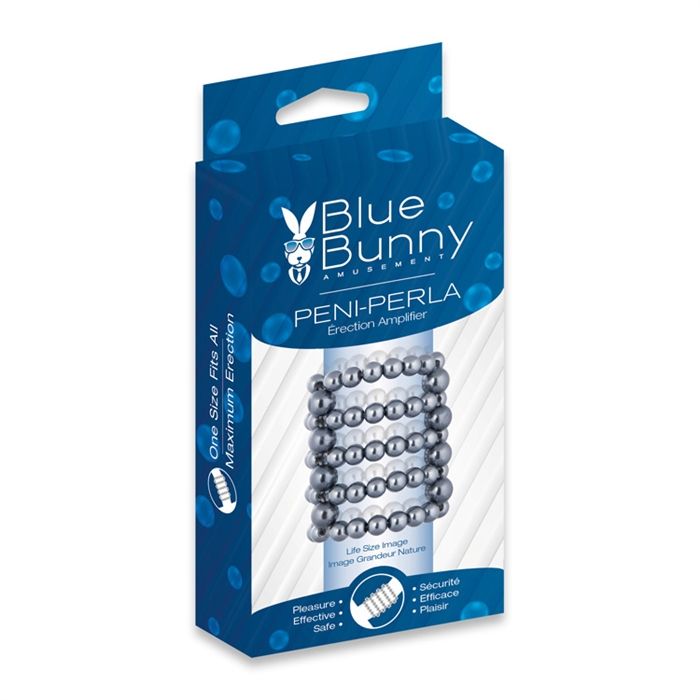 Peniperla Pleasure penis ring by Blue Bunny - Image 3