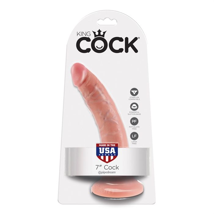 King Cock realistic dildo with suction cup 7 inches - Image 6