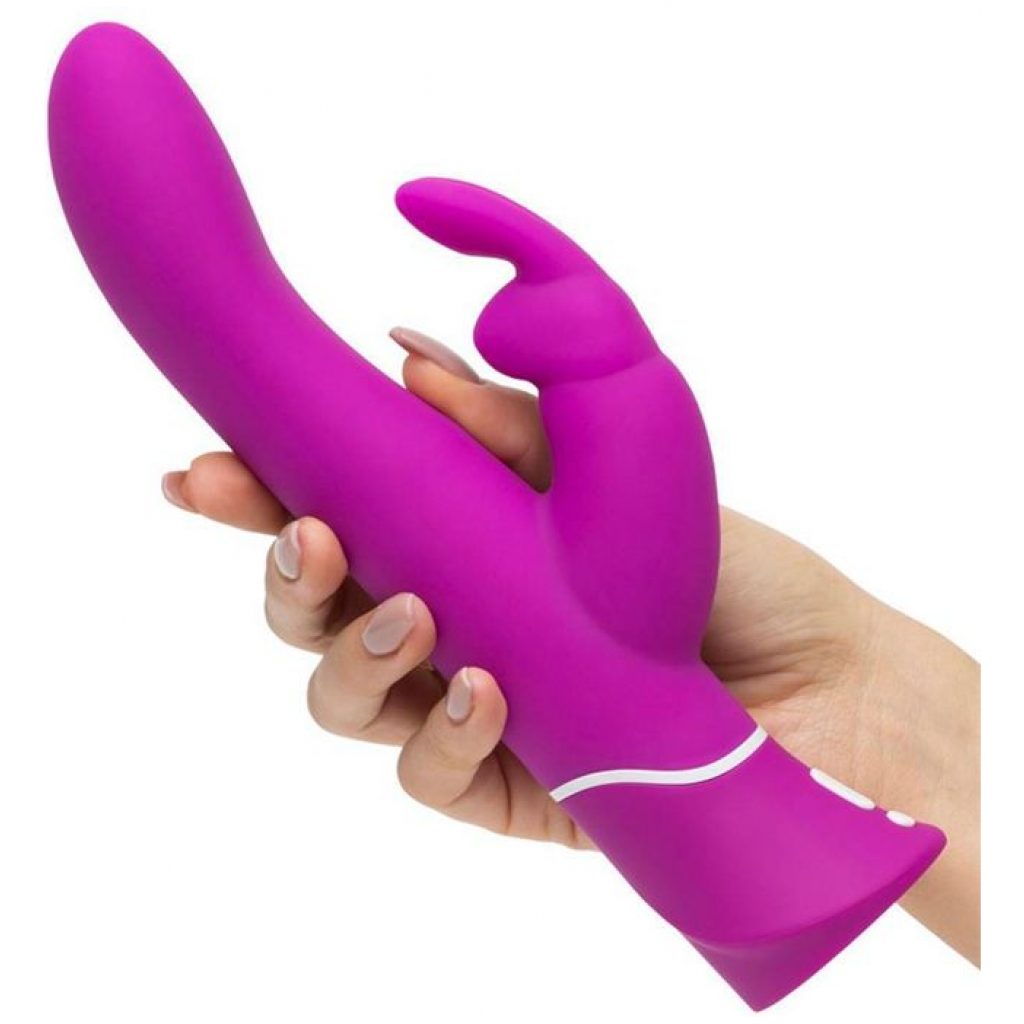 Happy Rabbit rechargeable dual action vibrator purple - Image 2