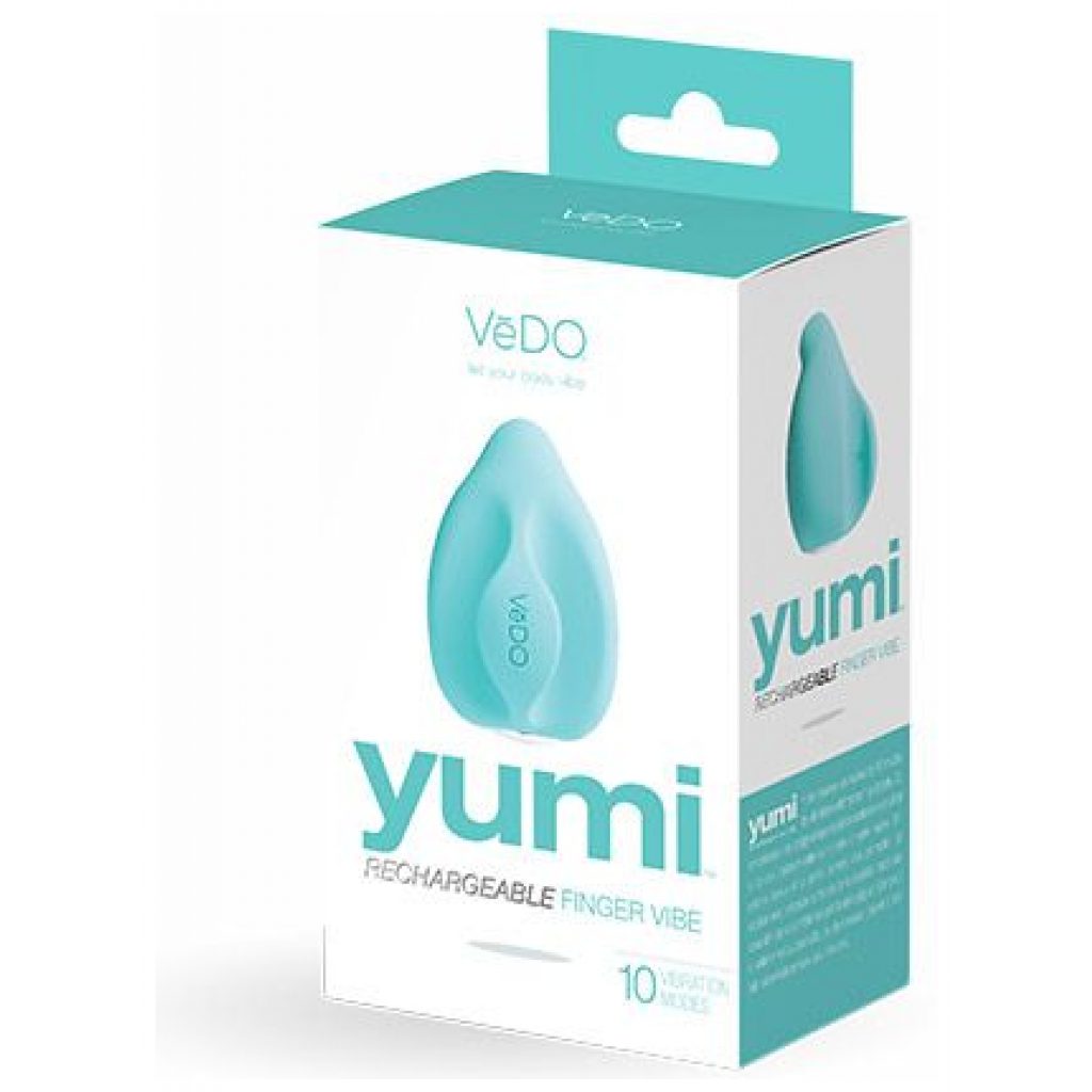 Stimulateur pour clitoris Yumi rechargeable turquoise.