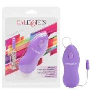 Whisper micro heated purple bullet