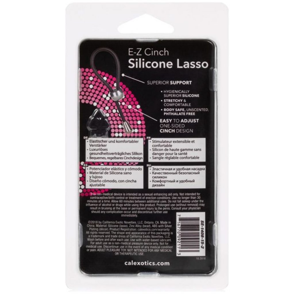 Anneau d'érection en silicone E-Z Cinch – Image 2