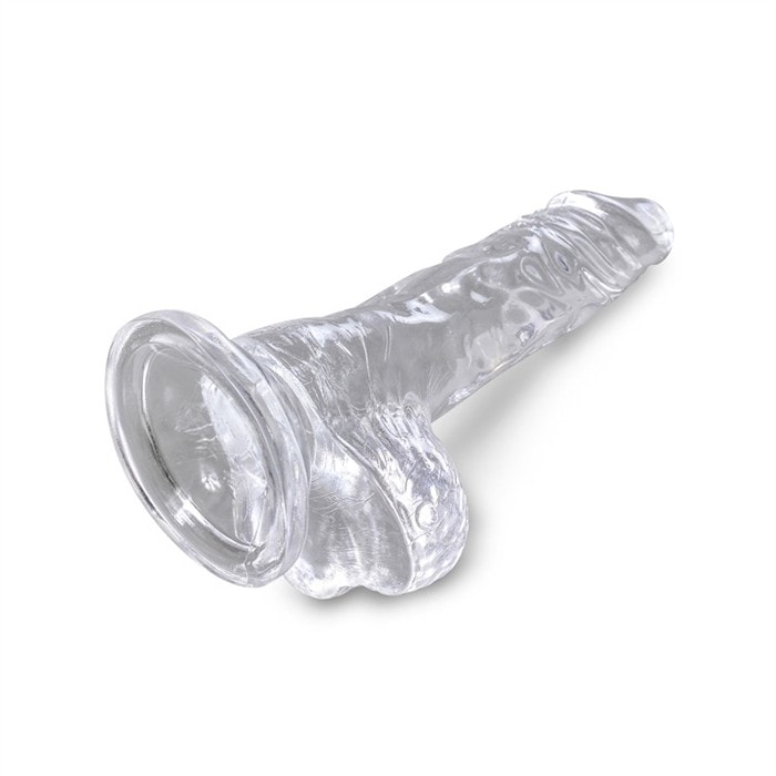 Dildo transparent de 4 pouces – Image 5