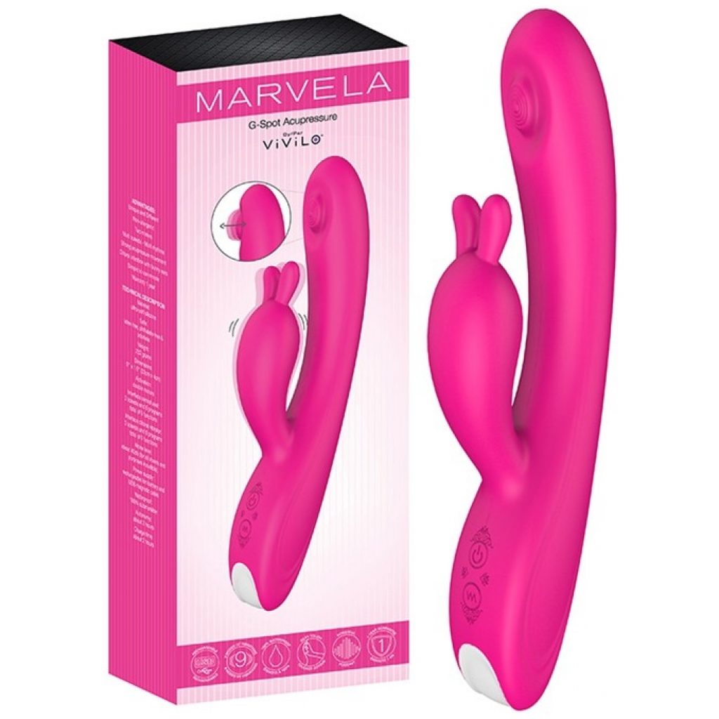 Vibrateur point G Marvela double action avec stimulation
