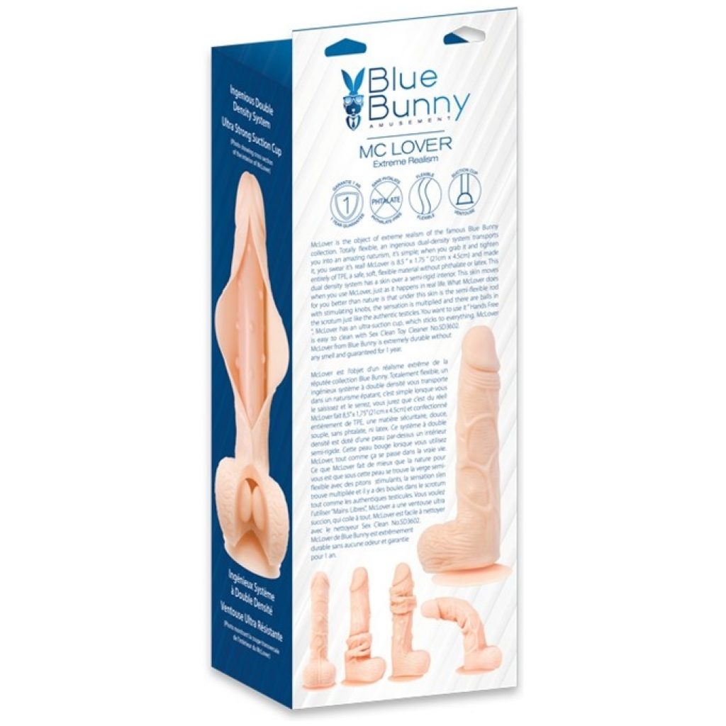 McLover Blue Bunny 8 1/2 very realistic dildo - Image 2