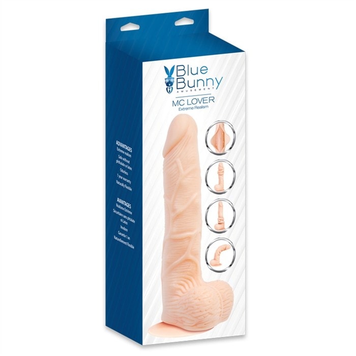McLover Blue Bunny 8 1/2 very realistic dildo - Image 8