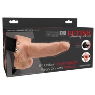 Rechargeable vibrating penis prosthesis with 6-inch remote control