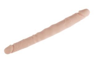 Silicone realistic double dildo