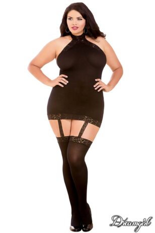 Dreamgirl black queen size Moscow bodystocking