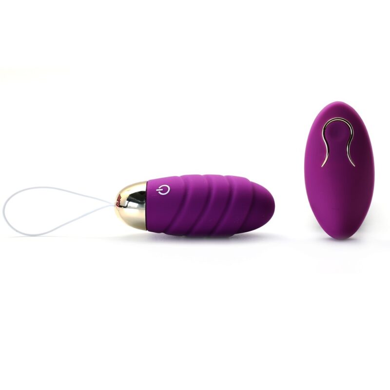 Hongjipu purple vibrating bullet with remote control - Image 2