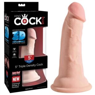 King Cock Plus 5 inch triple density flesh dildo