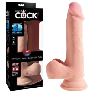 King Cock Plus 7.5 inch triple density dildo