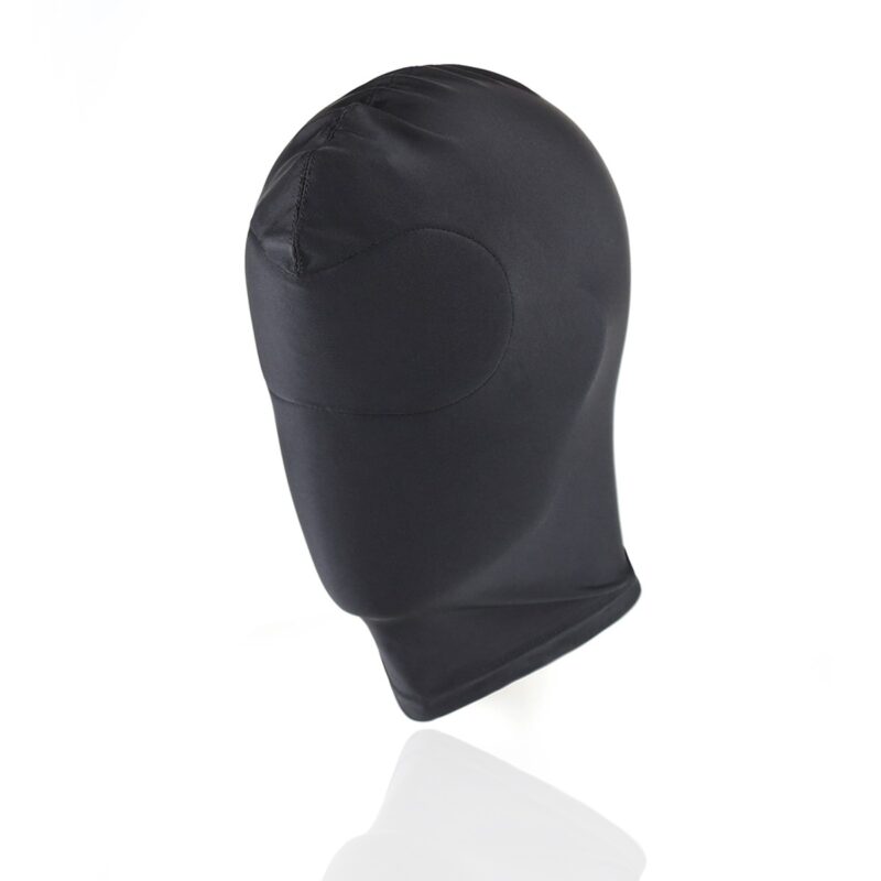 Black polyester hood without holes - Image 2