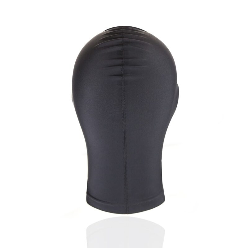 Black polyester hood without holes - Image 3