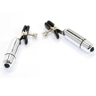 Adjustable nipple clamps with vibration