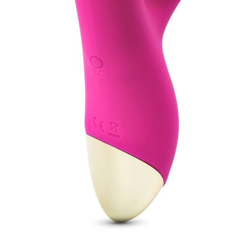 Bonnie pink rechargeable silicone rabbit vibrator - Image 8