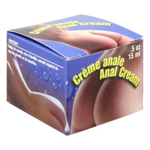Anal lubricating and desensitizing cream