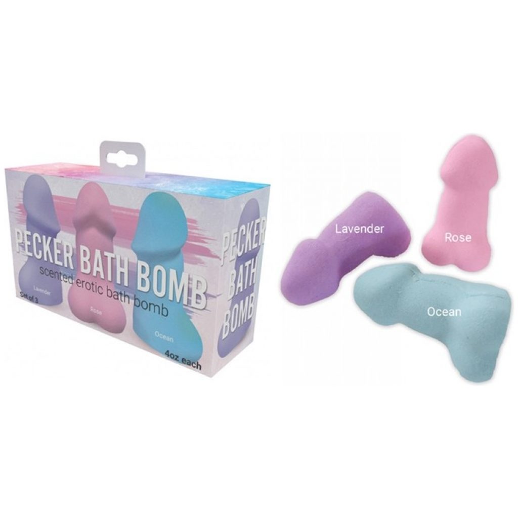Bombe érotique pour le bain en forme de pénis