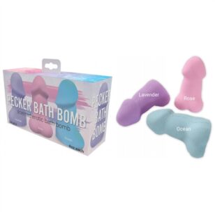 Penis shaped erotic bath bomb